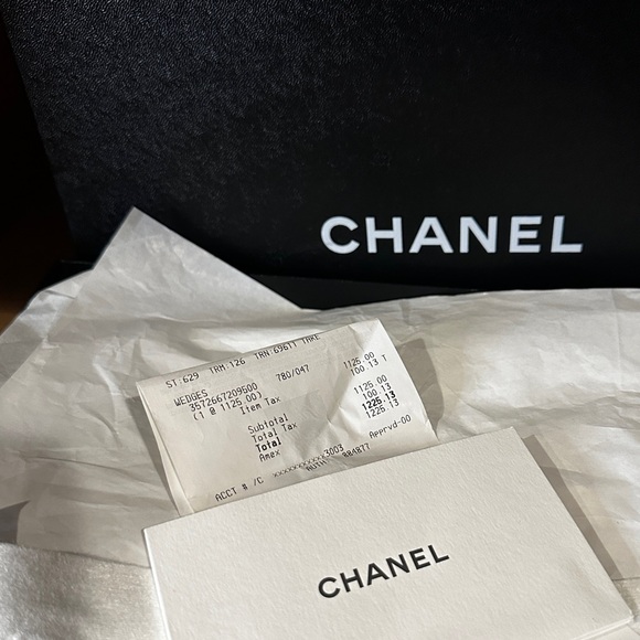 Chanel wood wedge slides, excellent condition!! - Picture 7 of 7